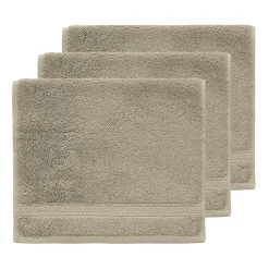 Sensei Maison Lot de 3 serviettes invité 550 g/m² Mastic 30x50 cm LUXURY* Serviette De Toilette