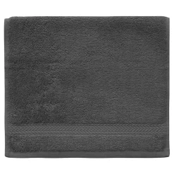 Sensei Maison Lot de 3 serviettes invité 550 g/m² Anthracite 30x50 cm LUXURY* Serviette De Toilette