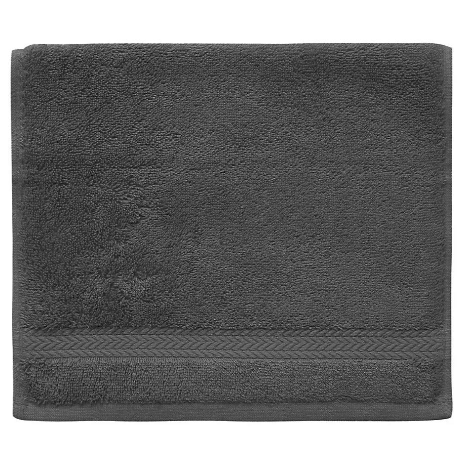 Sensei Maison Lot de 3 serviettes invité 550 g/m² Anthracite 30x50 cm LUXURY* Serviette De Toilette