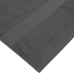 Sensei Maison Lot de 3 serviettes invité 550 g/m² Anthracite 30x50 cm LUXURY* Serviette De Toilette