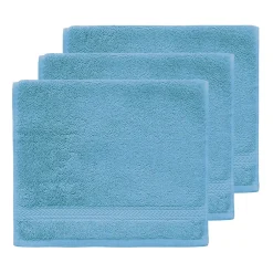 Sensei Maison Lot de 3 serviettes invité 550 g/m² Cobalt 30x50 cm LUXURY