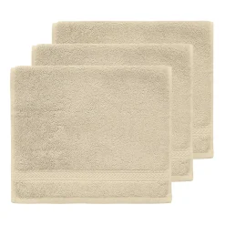 Sensei Maison Lot de 3 serviettes invité 550 g/m² Ficelle 30x50 cm LUXURY