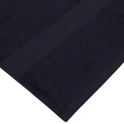 Sensei Maison Lot de 3 serviettes invité 550 g/m² Bleu Nuit 30x50 cm LUXURY