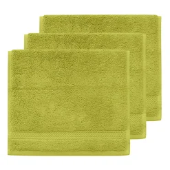 Sensei Maison Lot de 3 serviettes invité 550 g/m² Citronelle 30x50 cm LUXURY* Serviette De Toilette