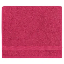 Sensei Maison Lot de 3 serviettes invité 550 g/m² Rose Indien 30x50 cm LUXURY