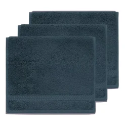 Sensei Maison Lot de 3 serviettes invité 550 g/m² Denim 30x50 cm LUXURY