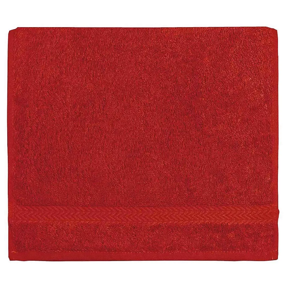 Sensei Maison Lot de 3 serviettes invité 550 g/m² Rubis 30x50 cm LUXURY* Serviette De Toilette
