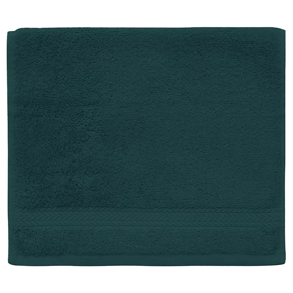 Sensei Maison Lot de 3 serviettes invité 550 g/m² Petrol 30x50 cm LUXURY