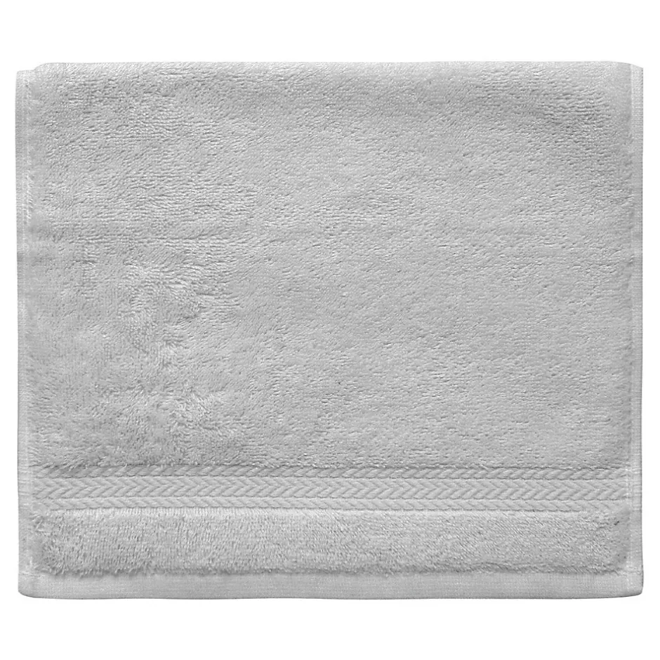 Sensei Maison Lot de 3 serviettes invité 550 g/m² Gris Perle 30x50 cm LUXURY* Serviette De Toilette
