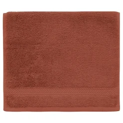 Sensei Maison Lot de 3 serviettes invité 550 g/m² Terracota 30x50 cm LUXURY