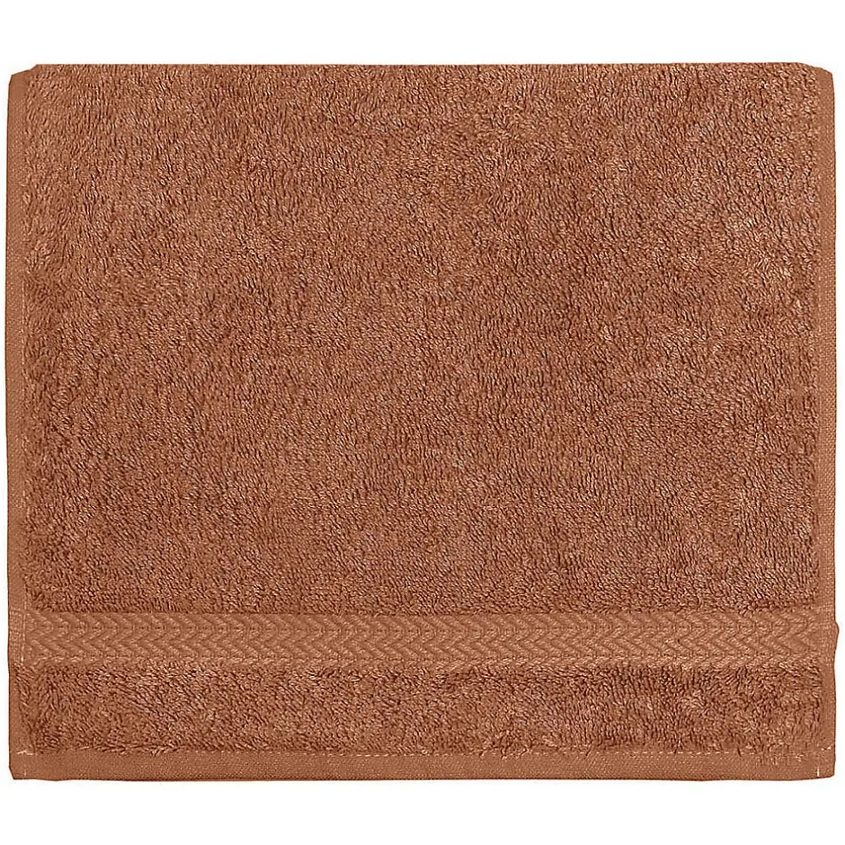 Sensei Maison Lot de 3 serviettes invité 550 g/m² Brique 30x50 cm LUXURY