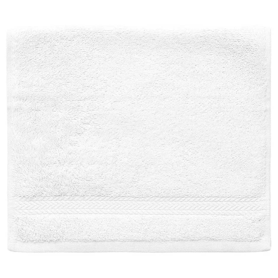 Sensei Maison Lot de 3 serviettes invité 550 g/m² Blanc 30x50 cm LUXURY* Serviette De Toilette
