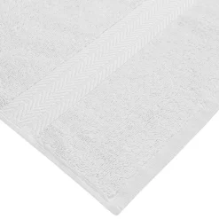 Sensei Maison Lot de 3 serviettes invité 550 g/m² Blanc 30x50 cm LUXURY* Serviette De Toilette
