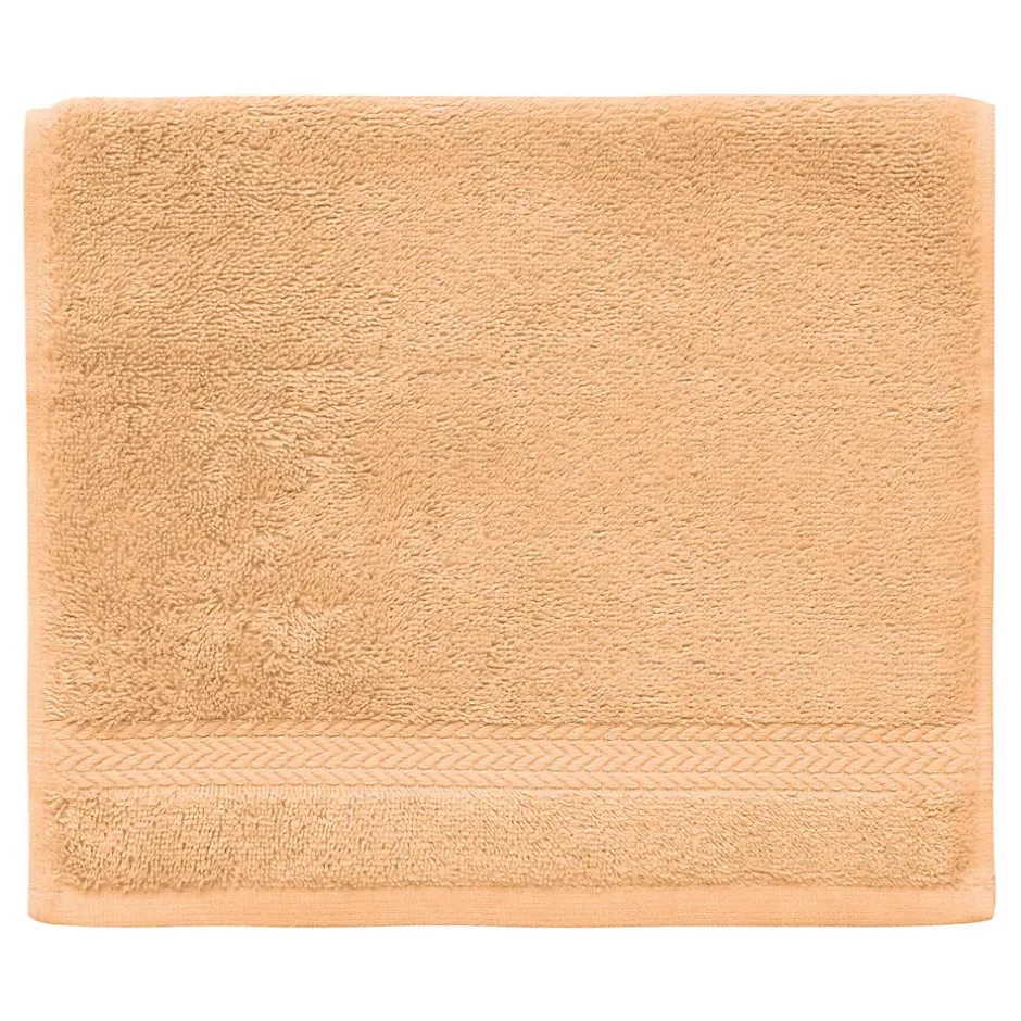 Sensei Maison Lot de 3 serviettes invité 550 g/m² Pêche 30x50 cm LUXURY* Serviette De Toilette