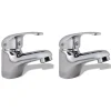 Helloshop26 Lot de deux robinets de bidet* Robinet Lave-Mains