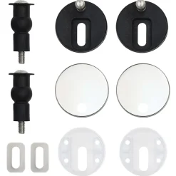 Helloshop26 Lot de deux sièges abattants WC mdf