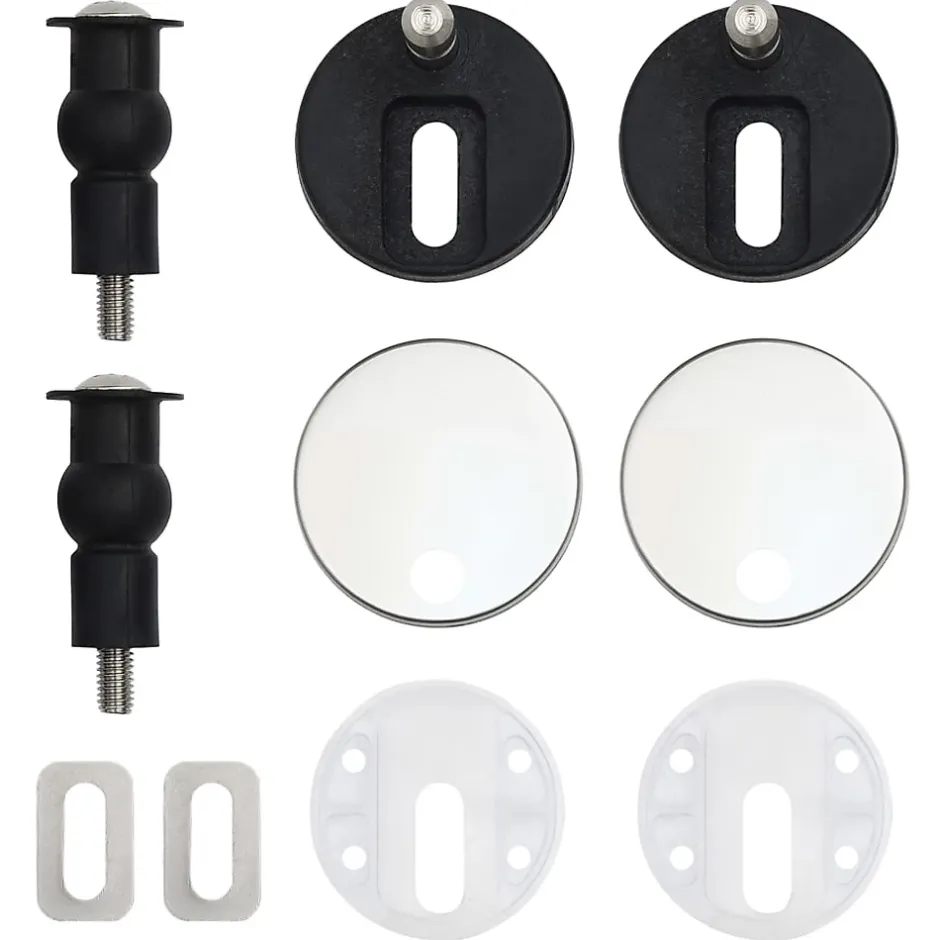 Helloshop26 Lot de deux sièges abattants WC mdf