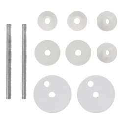 Helloshop26 Lot de deux sièges abattants WC mdf