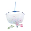 Lot Panier + 24 pinces à linge bi-matière MSV
