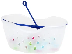 Lot Panier + 24 pinces à linge bi-matière MSV