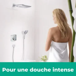 Hansgrohe Lot robinet douche encastré thermostatique + Douche de tête Raindance E 240 fixation murale* Colonne De Douche Encastrable