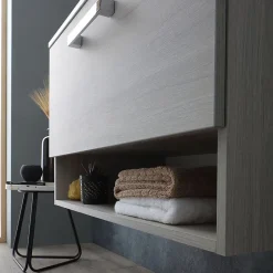 Kiamami Valentina Lotto Meuble De Salle De Bain Mural 80Cm Avec Lavabo Et Miroir