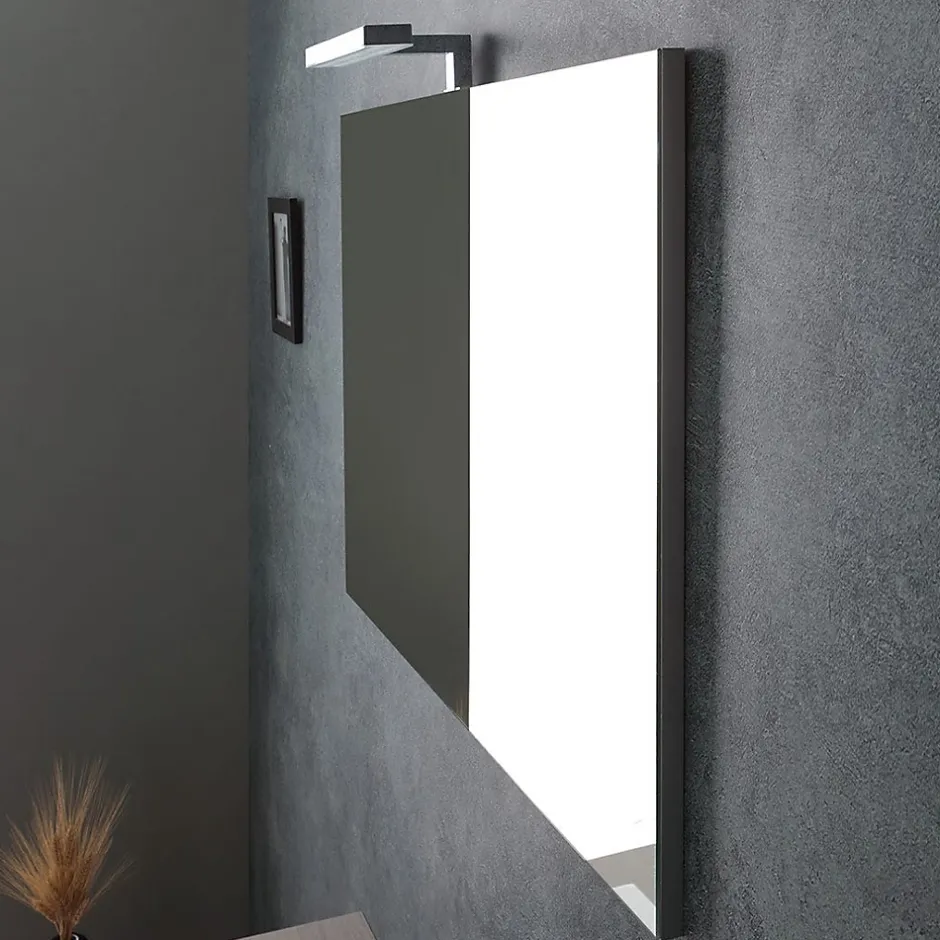 Kiamami Valentina Lotto Meuble De Salle De Bain Mural 80Cm Avec Lavabo Et Miroir