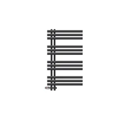 Luxebath Radiateur de Salle de Bain Iron EM 600x1000 mm Anthracite Raccord Central