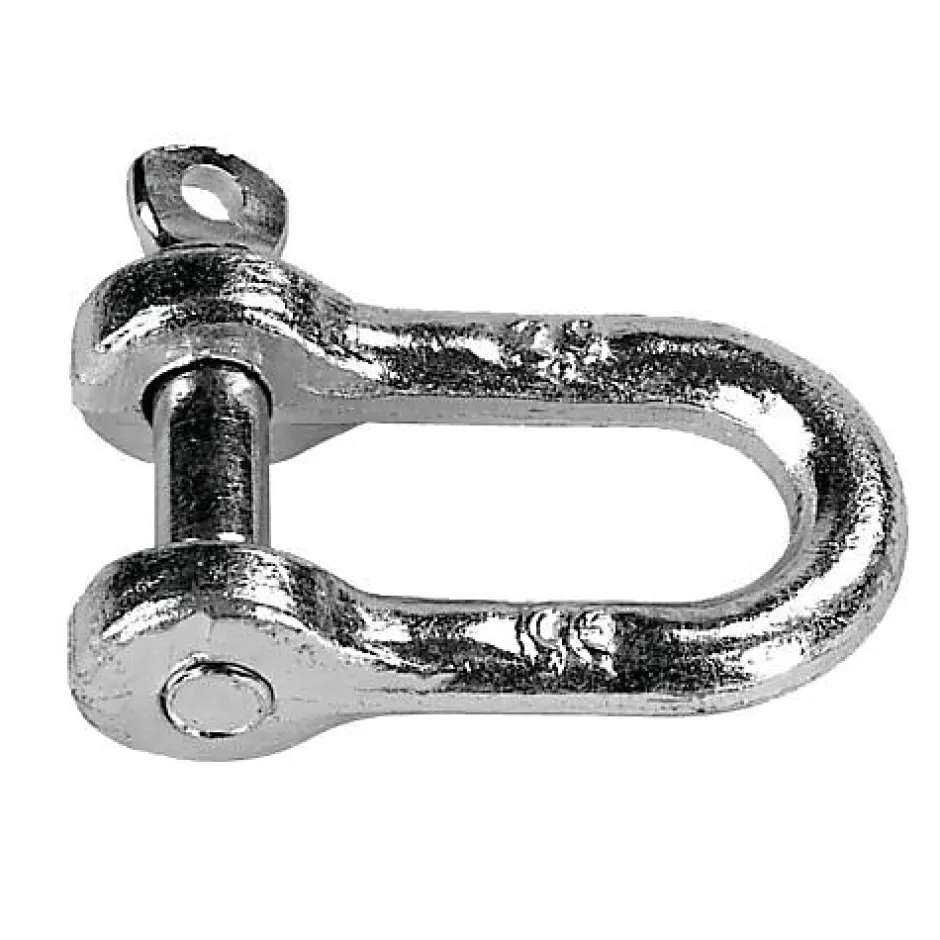 Chaubeyre Manille droite estampillée 5mm en acier zingué - - 8362005