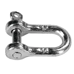 Chaubeyre Manille droite estampillée 5mm en acier zingué - - 8362005