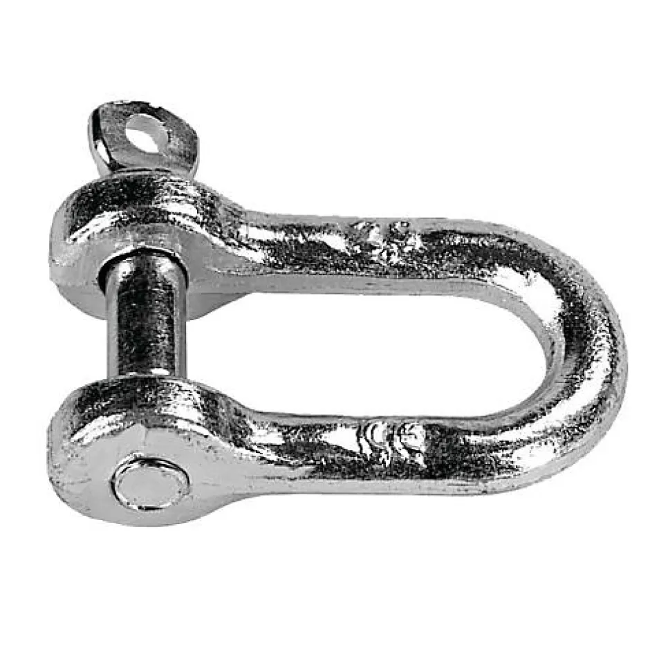 Chaubeyre Manille droite estampillée 5mm en acier zingué - - 8362005