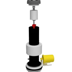 Clara Mécanisme pour chasse d'eau universel 3L/6L* Chasse D'Eau