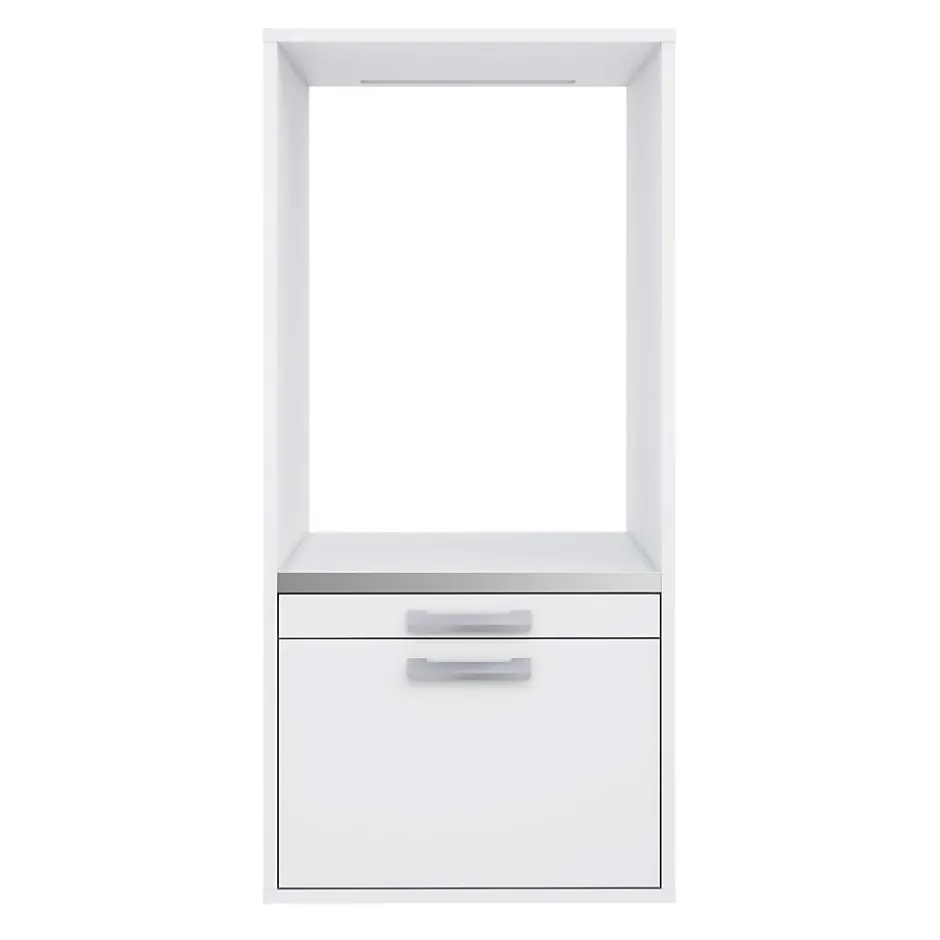 T-Bath Meuble armoire pour machine à laver 67,2x144cm blanc* Rangement Buanderie