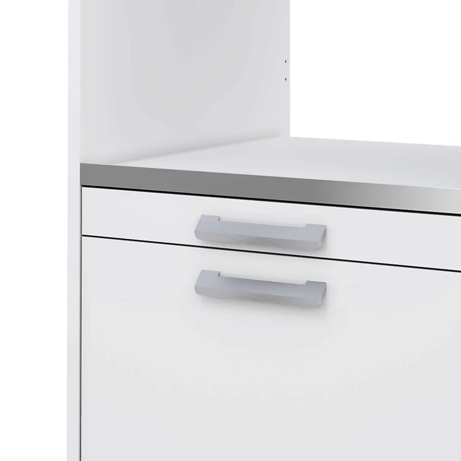 T-Bath Meuble armoire pour machine à laver 67,2x144cm blanc* Rangement Buanderie