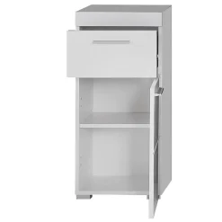 Chb Collection Meuble bas - Mélaminé - Blanc - 37 - 79 - 31 cm* Armoire De Salle De Bains