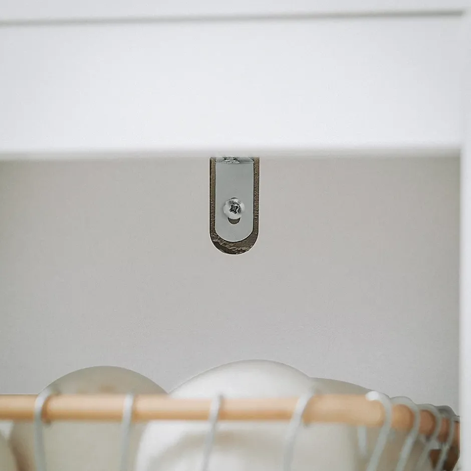 Sobuy Meuble Bas de Salle de Bain avec Corbeille à Linge, Armoire Toilette, BZR122-W,* Armoire De Salle De Bains