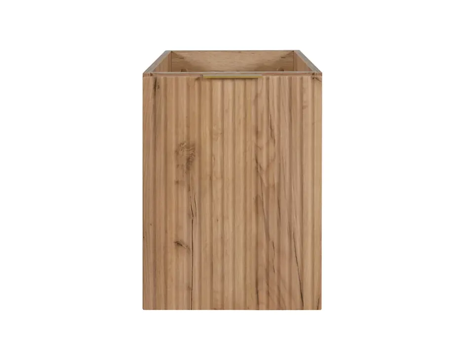 Furnidea Meuble bas de salle de bain à suspendre avec une porte FLOW CHÊNE 40 cm
