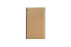 Furnidea Meuble bas de salle de bain NOVA CACHEMIRE avec panier à linge et plan CHÊNE 40 cm