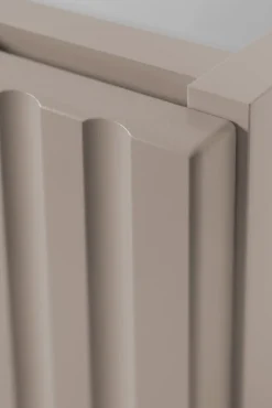 Furnidea Meuble bas de salle de bain à suspendre avec une porte FLOW CACHEMIRE 40 cm