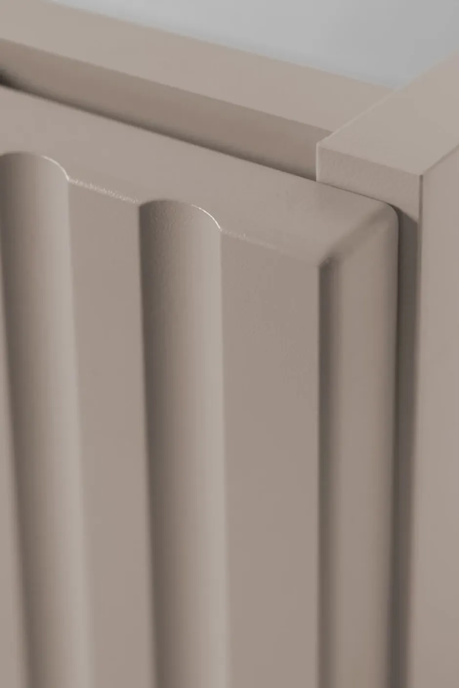 Furnidea Meuble bas de salle de bain à suspendre avec une porte FLOW CACHEMIRE 40 cm