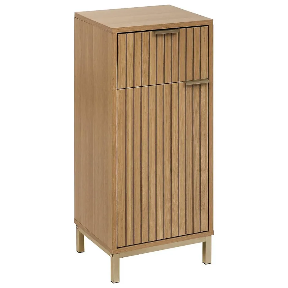 5Five Meuble bas Tasso 2 portes effet bois naturel - Beige-