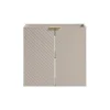 Stellameuble Meuble 60cm VIVA CACHEMIRE sous vasque salle de bain 2 portes
