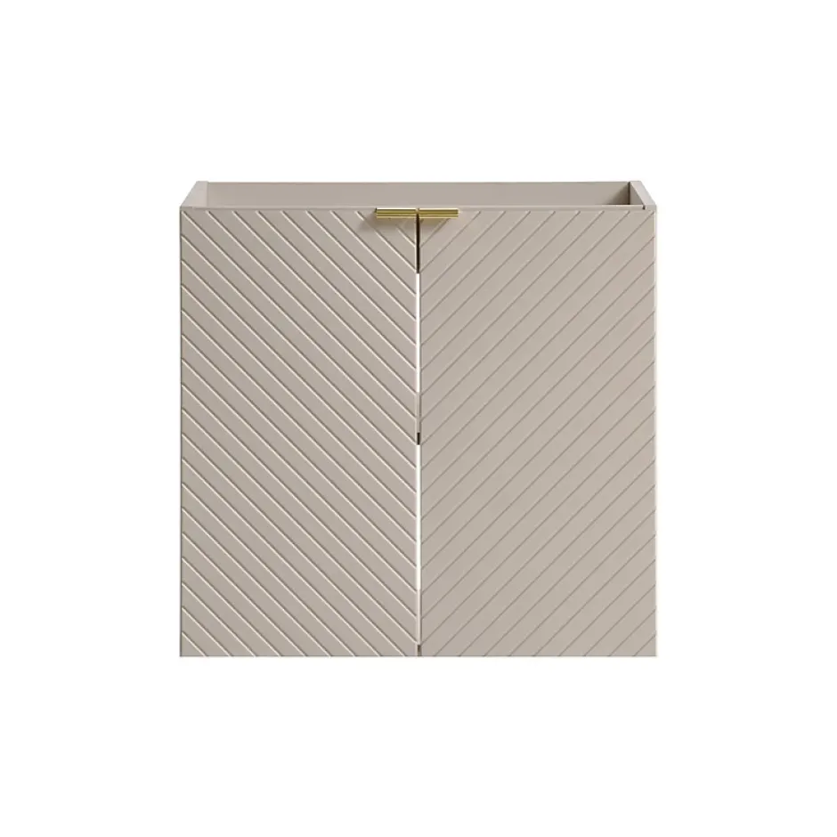 Stellameuble Meuble 60cm VIVA CACHEMIRE sous vasque salle de bain 2 portes