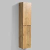 Bernstein Meuble Colonne Armoire suspendue MDF Chêne 165x35x30cm, charnière à droite, Livrée assemblée - ALICE