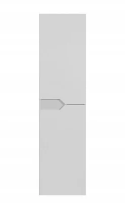 Furnidea Meuble colonne de salle de bain suspendu MODERN blanc 35 x 136 cm* Colonne De Salle De Bains