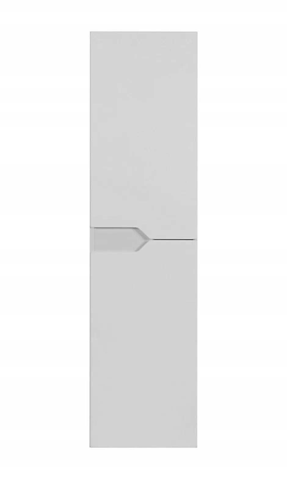 Furnidea Meuble colonne de salle de bain suspendu MODERN blanc 35 x 136 cm* Colonne De Salle De Bains