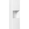 Furnidea Meuble colonne de salle de bain à suspendre NOVA BLANC 30 X 140 cm* Colonne De Salle De Bains