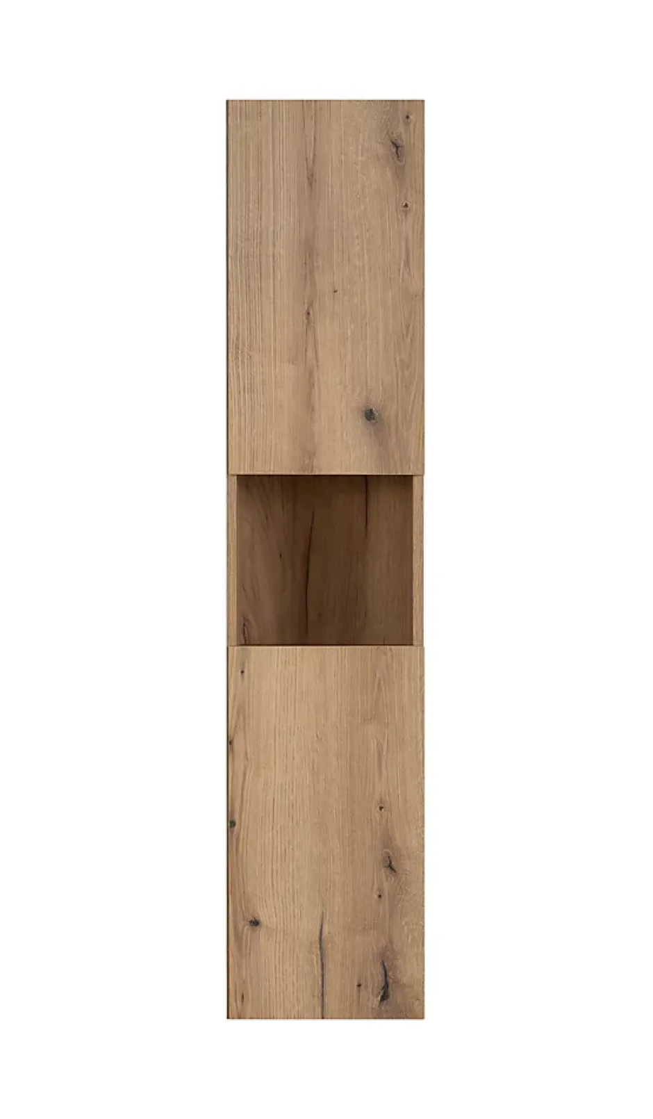 Furnidea Meuble colonne de salle de bain à suspendre NOVA OAK 30 X 140 cm* Colonne De Salle De Bains