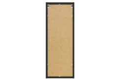 Furnidea Meuble colonne de salle de bain suspendu TALIA CASELLA noir et chêne 30 x 80 cm
