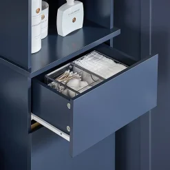 Sobuy Meuble Colonne de salle de bains, Placard de Rangement, BZR112-B,